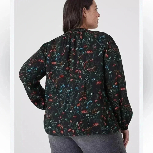 ❤️Host Pick❤️[US20]Lane Bryant Floral Pattern Viscose Button Down Flowy  Shirt - Picture 2 of 14